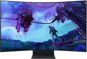 Купить Монитор Samsung 55" Odyssey Ark S55CG97WNI черный VA LED 16:9 HDMI M/M матовая HAS 600cd 178гр/178гр 3840x2160 165Hz FreeSync Premium Pro DP WQ USB 41.5кг - 4D-13707448 из реестра по лучшей цене