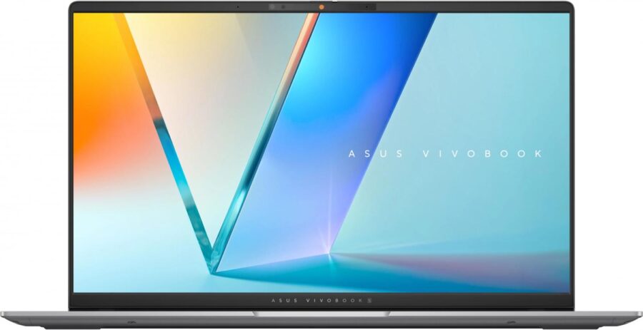 Ноутбук Asus Vivobook S 15 OLED S5507QA-MA013W Snapdragon X Plus X1P-42-100 16Gb SSD1Tb Qualcomm Adreno 15.6" OLED 3K (2880x1620) Windows 11 Home silver WiFi BT Cam (90NB14Q2-M00B40) — изображение 2