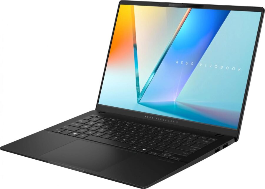 Ноутбук Asus VivoBook S14 S5406SA-QD200 Core Ultra 7 258V 32Gb SSD1Tb Intel Arc 140V 14" OLED WUXGA (1920x1200) без ОС black WiFi BT Cam (90NB15R3-M00CB0) — изображение 3