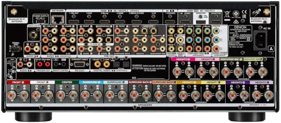 Ресивер AV Denon AVC-X8500HA 13.2 черный — изображение 3