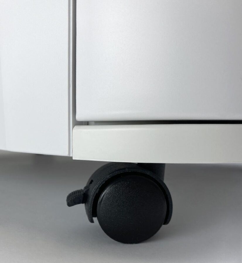 Шредер Heleos АП40-5 белый с автоподачей (секр.P-5) фрагменты 180лист. 37лтр. скрепки скобы пл.карты — изображение 4