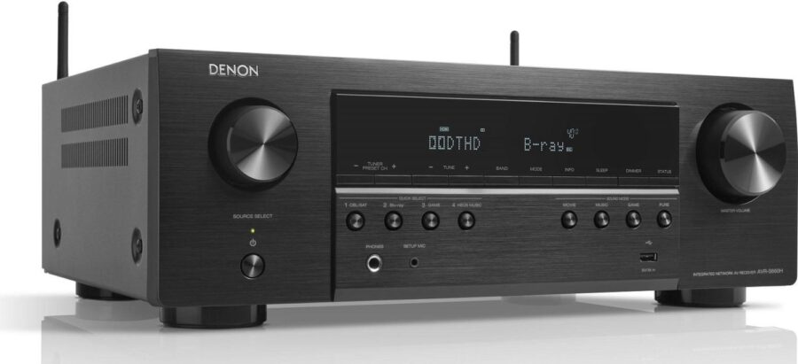 Ресивер AV Denon AVR-S660H 5.2 черный — изображение 3