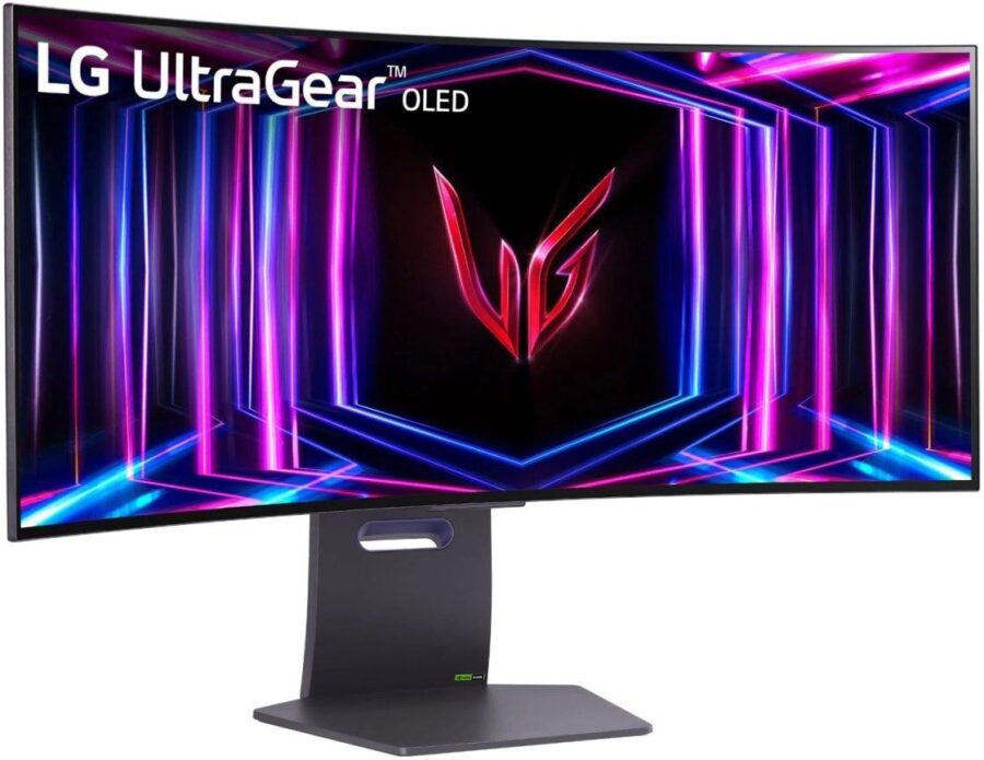 Монитор LG 34" UltraWide 34GS95QE-B черный OLED LED 21:9 HDMI M/M матовая HAS Piv 275cd 178гр/178гр 3440x1440 240Hz G-Sync FreeSync Premium Pro DP WQ USB 9.3кг — изображение 2