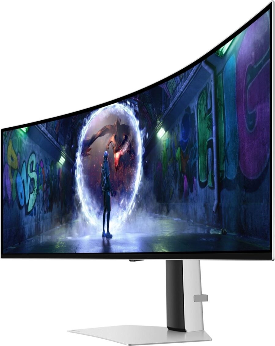 Монитор Samsung 49" Odyssey OLED G9 S49DG932SIXCI серебристый OLED LED 32:9 HDMI матовая HAS 250cd 178гр/178гр 5120x1440 240Hz FreeSync Premium Pro DP USB 12.9кг — изображение 4