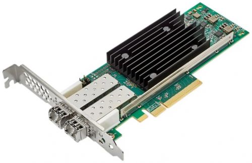 Контроллер Qlogic QLE2772 32GB Dual Port FC HBA, x8 PCIe, SR LC multi-mode optic, LP + FH, transivers included