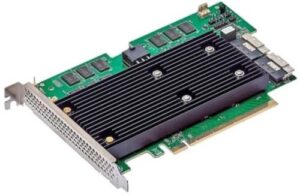 Купить Контроллер Broadcom/LSI 9670W-16i SGL, PCIe 4.0 x16, LP, 24G SAS/SATA/NVMe, RAID 0,1,5,6,10,50,60, 16port(2x8 SFF-8654), 8GB Cache, SAS4116W ROC, RTL - X-1097363 из реестра по лучшей цене