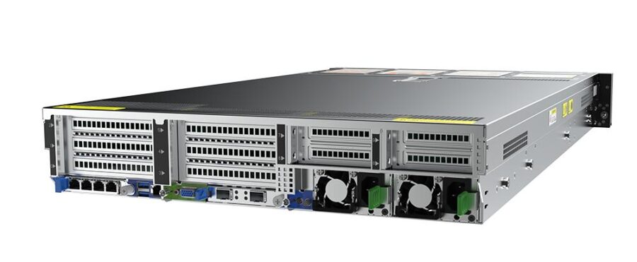 Серверная платформа/ Gooxi SL201-D12R-NV-G4 2u 12bay server with NVME bp,based on rapid sapphire 2xPCIe 5.0x16; 4xPCIe 5.0x8 2x 2.5" rear SAS/SATA 2x 2.5" rear NVMe 1300W 1+1 EU power cables — изображение 3