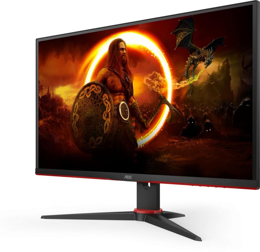 Монитор AOC 27" Gaming 27G2SAE черный/красный VA LED 16:9 HDMI M/M матовая 350cd 178гр/178гр 1920x1080 165Hz FreeSync Premium VGA DP FHD 4.63кг — изображение 3
