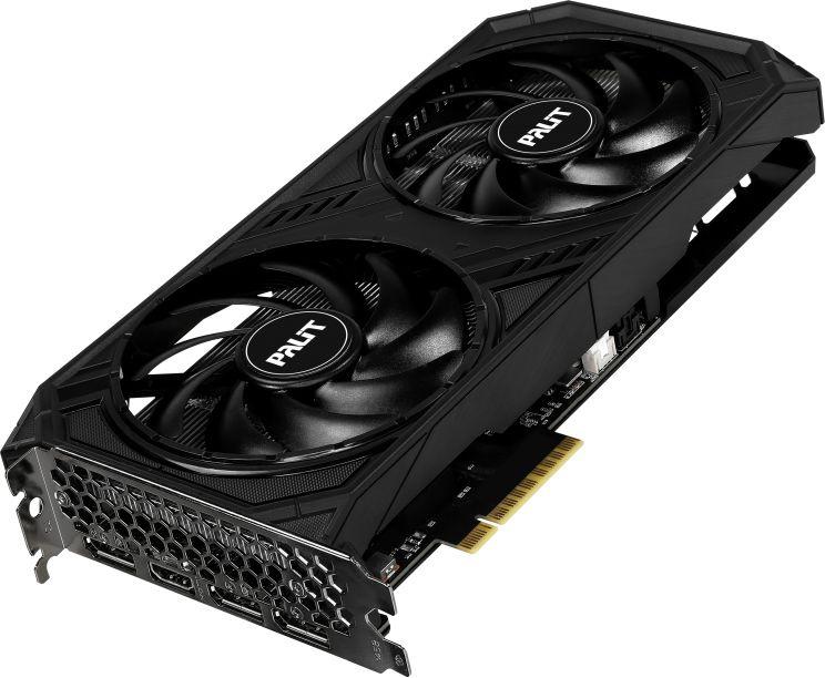 Видеокарта Palit PCI-E 4.0 RTX4060 DUAL NVIDIA GeForce RTX 4060 8Gb 128bit GDDR6 1830/17000 HDMIx1 DPx3 HDCP Ret — изображение 2