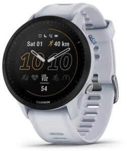 Купить Смарт-часы Garmin Forerunner 955 33мм 1.3" корп.черный рем.белый разм.брасл.:130-220мм (010-02638-31) - 4D-15653817 из реестра по лучшей цене