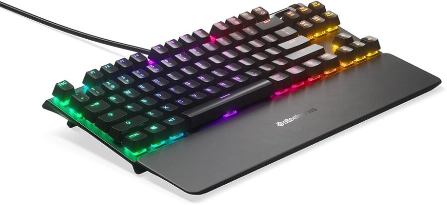 Клавиатура Steelseries Apex 7 Red Switch Ru механическая черный USB Multimedia for gamer LED (подставка для запястий) (64642) — изображение 4