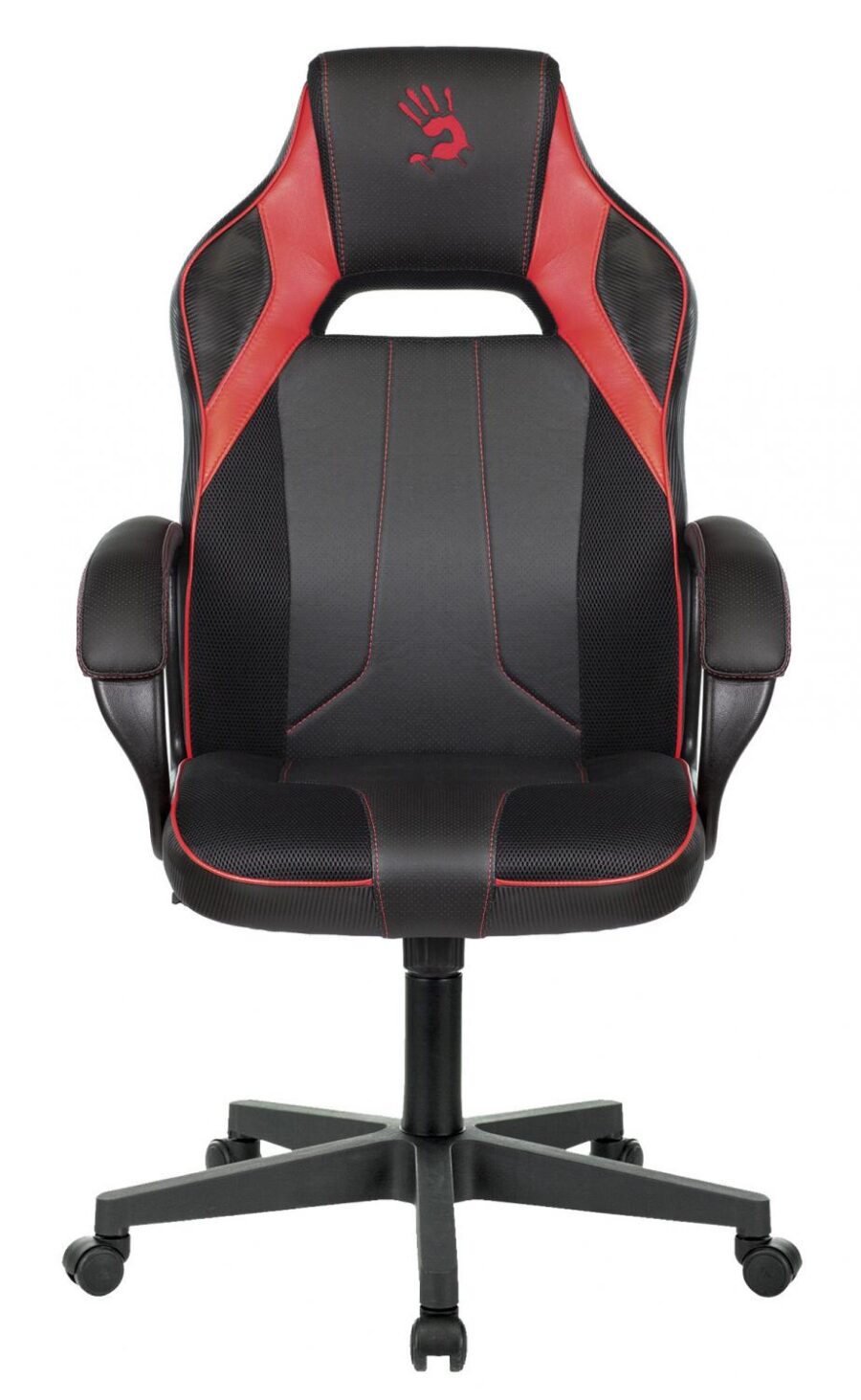 Кресло игровое A4Tech Bloody GC-300 черный/красный эко.кожа/ткань крестов. — изображение 2