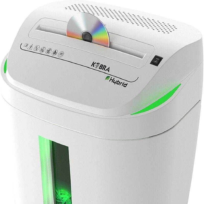 Шредер Kobra S6-Hybrid E/S серый (секр.Р-2) ленты 26лист. 40лтр. скрепки скобы пл.карты CD — изображение 3