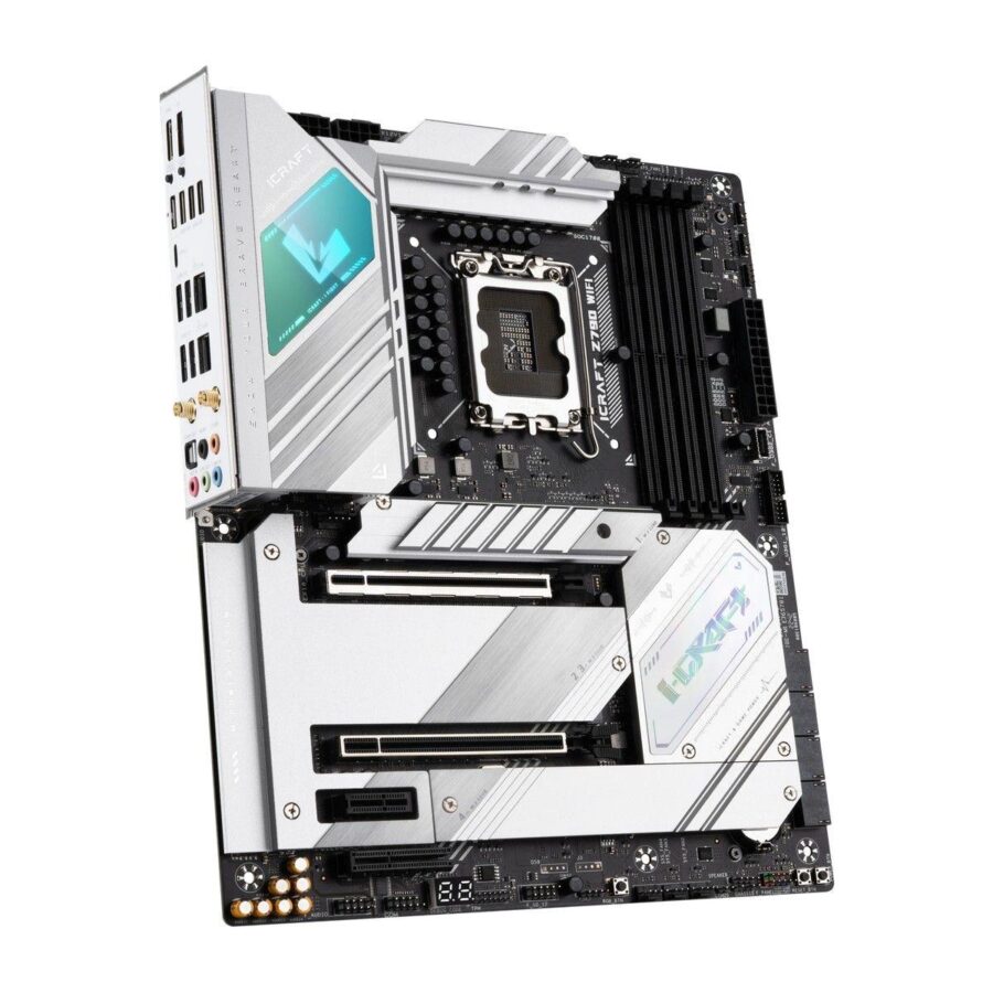 Материнская плата Maxsun MS-iCraft Z790 WIFI Z790, LGA1700, 4*DDR5, 1*PCIEx16, 2*PCIEx4, 1*PCIEx1, 4*M.2, 2*TypeC, 6*USB3.2Gen1, 7*USB2.0, 4*SATA3.0, 2*2.5G, DP, HDMI, ATX, RTL — изображение 4