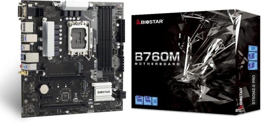 Материнская плата Biostar B760MZ-E PRO Soc-1700 Intel B760 4xDDR5 mATX AC`97 8ch(7.1) 2.5Gg RAID+VGA+DVI+HDMI+DP — изображение 4