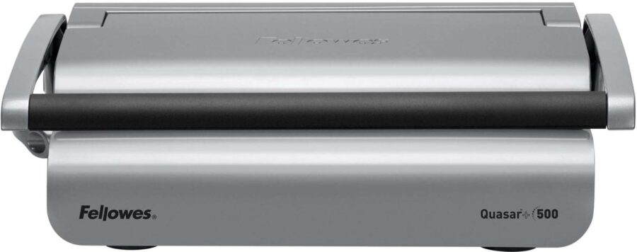 Переплетчик Fellowes QUASAR+ на пластиковую пружину, сшивает до 500 лст., перфорирует 25 лст. Переплетчик Fellowes QUASAR+