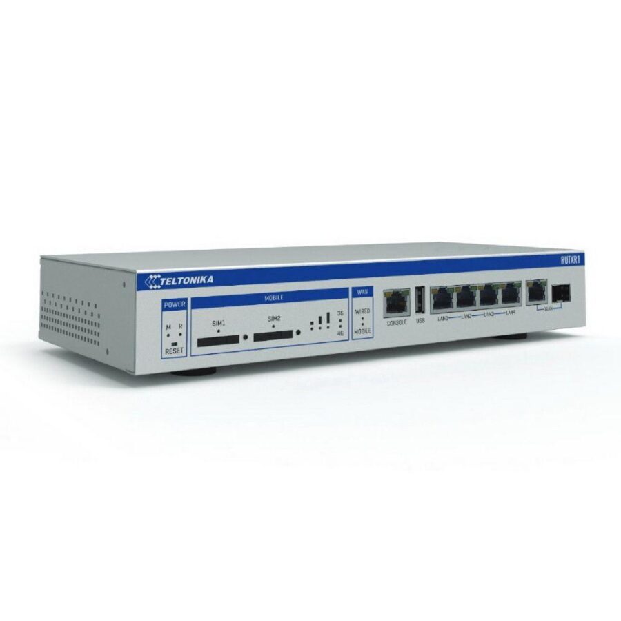 Маршрутизатор Teltonika RUTXR1 (RUTXR1000000) ПРОМЫШЛЕННЫЙ SFP/LTE МАРШРУТИЗАТОР ДЛЯ КРЕПЛЕНИЯ В СТОЙКУ (312613)