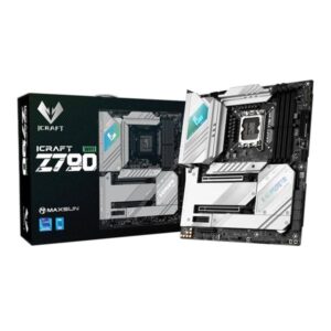 Купить Материнская плата MAXSUN MS-iCraft Z790 WIFI, LGA1700, Z790, 4*DDR5, 4*SATA3, 4*M.2, 4*USB 3.2, 4*USB 2.0, Type-C, 1*PCIEx16, 2*PCIEx4, 1*PCIEx1, HDMI+DP, ATX - 4D-14341702 из реестра по лучшей цене