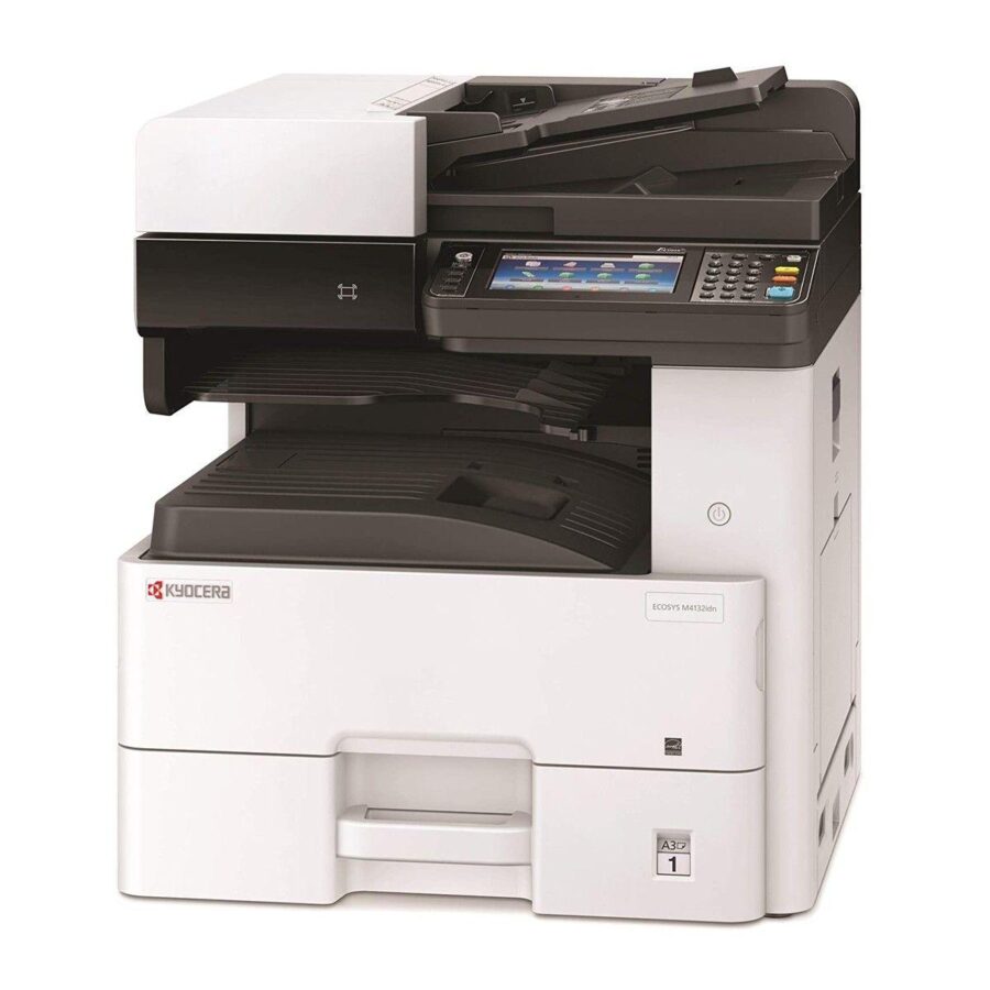 Kyocera Ecosys M4132idn A3, МФУ, лазерное, черно-белое, 32стр/мин, 1200dpi, 1200МГц, 1024Мб, 32Гб, 50АПД,  500+100, AirPrint/USB/Ethernet , 3000стр/картридж, (1102P13NL0) — изображение 3