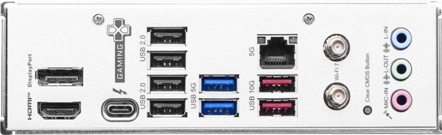 Материнская плата MSI B860 GAMING PLUS WIFI Soc-1851 Intel B860 4xDDR5 ATX AC`97 8ch(7.1) 5Gigabit RAID+HDMI+DP — изображение 4