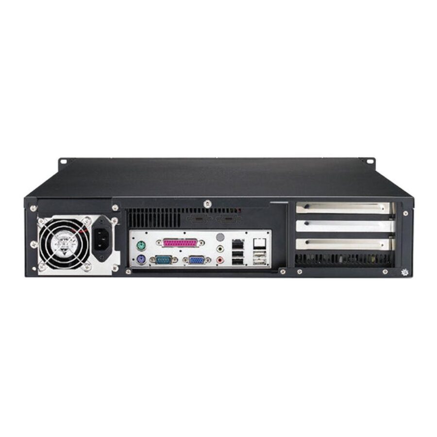 Корпус Advantech ACP-2010MB-00D 2U Rackmount Chassis, ATX/mATX, отсеки: 1*5.25"+1*3.5"Ext+1*3.5"Int, 2x80mm fan, Размер (ШВГ): 482x88x480mm, без PSU — изображение 4