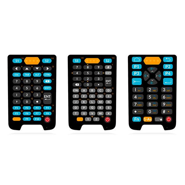 Терминал сбора данных/ N7 Cachalot Pro Mobile Computer 4GB/64GB with 4" Gorilla Glass Touch Screen, 38 keys keyboard. 2D CMOS Mega Pixel imager with Laser Aimer, BT, GPS, NFC, WiFi only, Camera. Incl. USB cable, battery, EU adapter and TPU Boot (TPUN7). O — изображение 4