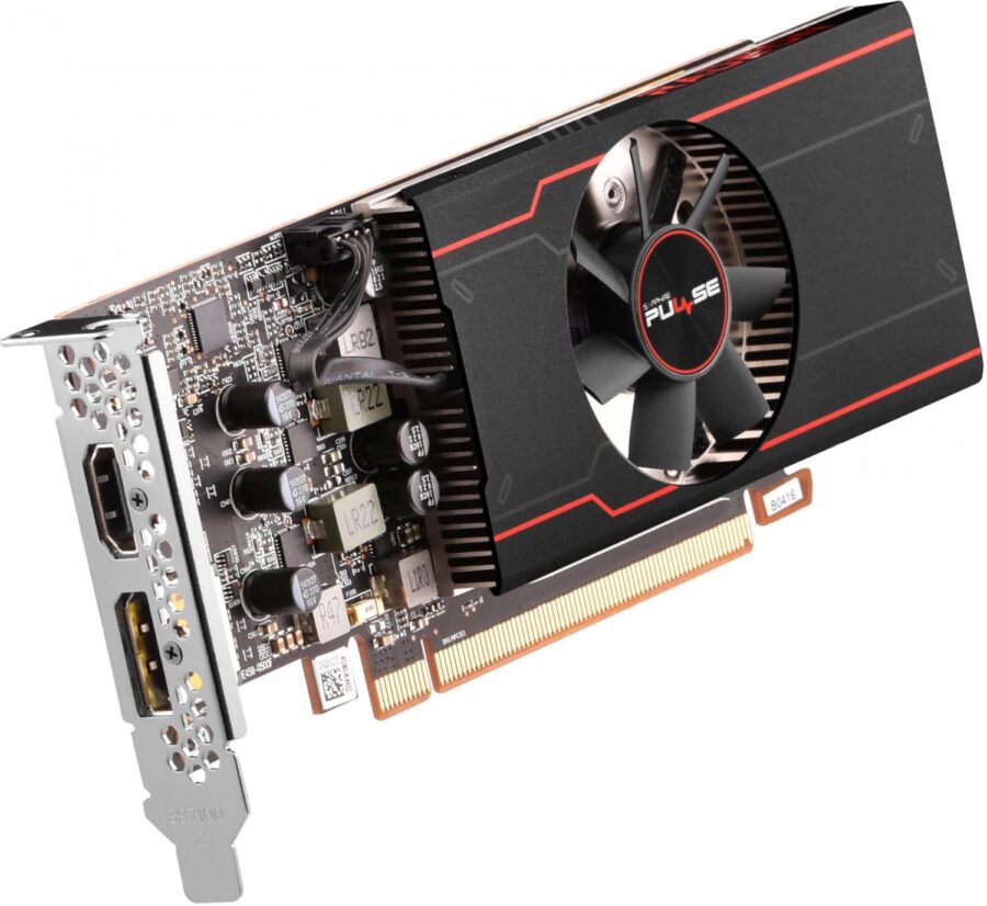 Видеокарта Sapphire PCI-E 4.0 11315-01-20G RX 6400 GAMING AMD Radeon RX 6400 4Gb 64bit GDDR6 2039/16000 HDMIx1 DPx1 HDCP Ret — изображение 2