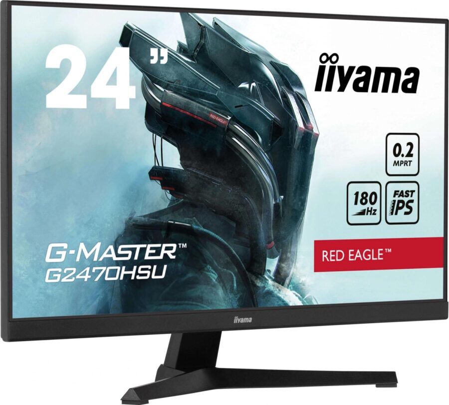 Монитор Iiyama 23.8" G-Master GB2470HSU-B6 черный IPS LED 0.2ms 16:9 HDMI M/M матовая HAS Piv 300cd 178гр/178гр 1920x1080 180Hz DP FHD USB 4.5кг — изображение 2