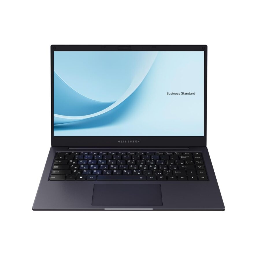 Ноутбук/ Maibenben B114A 14"(1920x1080 (матовый) IPS)/AMD Ryzen 5 Pro 4650U(2.1Ghz)/8192Mb/256PCISSDGb/Int:UMA AMD Graphics/Cam/BT/WiFi/38WHr/war 1y/1.45kg/Dark Blue/Linux