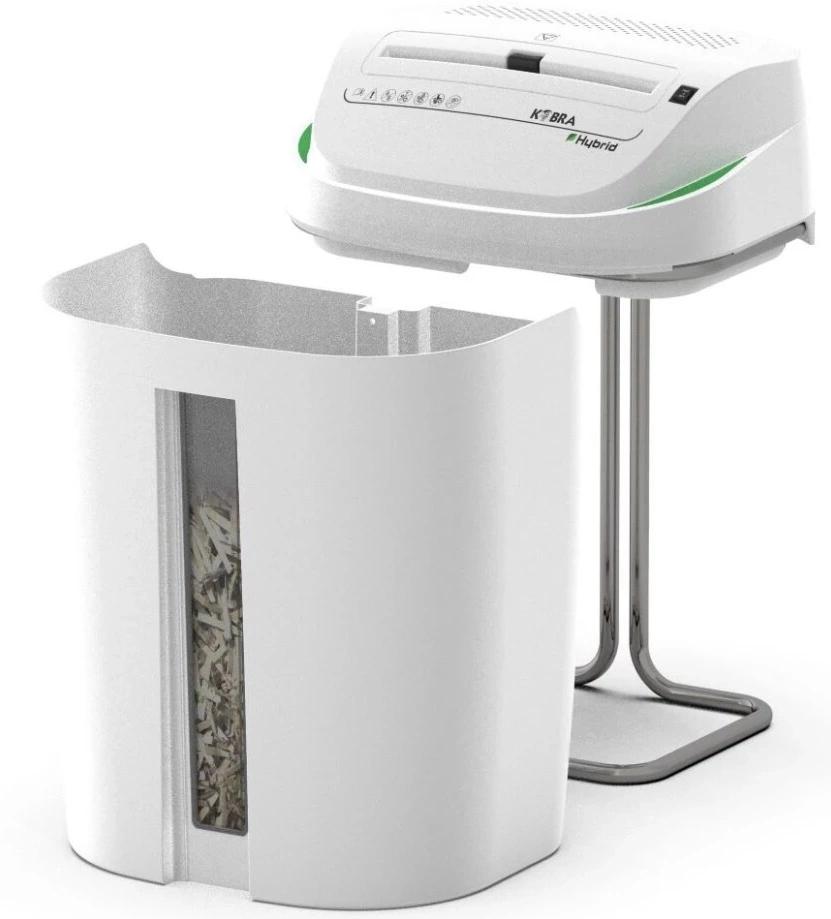 Шредер Kobra S4-Hybrid E/S серый (секр.Р-2) ленты 20лист. 40лтр. скрепки скобы пл.карты CD — изображение 3