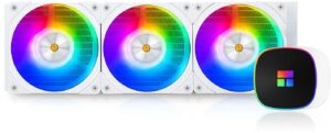 Купить Система водяного охлаждения Thermalright Frozen Horizon 360 ARGB Soc-AM5/AM4/1151/1200/2066/1700 белый 4-pin 28.1dB Al Ret (F-HORIZON-360-WH) - 4D-14329315 из реестра по лучшей цене