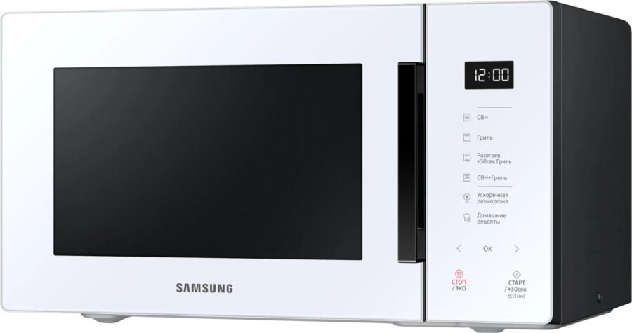 Микроволновая Печь Samsung MG23T5018AW/BW 23л. 800Вт белый — изображение 3