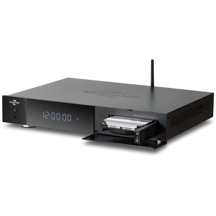 Медиаплеер/ Hi-FI Mediaplayer Dune HD Max 8K: 8K/60 Hz/Dolby Vision/HDR10+/HDR, CPU Amlogic S9284-K/J, RAM 8 Gb, Flash 64 Gb, 3xUSB3.0,  1xUSB2.0, HDD SATA 3.5", LAN 1000Mb/s, WiFi 802.11ax, BT 5.2, HDMI 2.1a, S/PDIF, Audio Out RCA, HiFi Coaxial SPDIF, I2 — изображение 2
