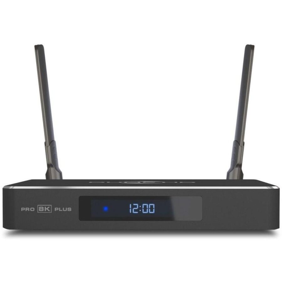 Медиаплеер/ Mediaplayer Dune HD Pro 8K Plus: 8K/60 Hz/Dolby Vision/HDR10+/HDR, CPU Amlogic S9284-K/J, RAM 8 Gb, Flash 64 Gb, 1xUSB3.0,  1xUSB2.0, LAN 1000Mb/s, WiFi 802.11ax, BT 5.2, HDMI 2.1a, S/PDIF, Audio Out miniJack, BT+Voice Remote Control, Android