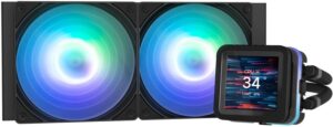 Купить Система водяного охлаждения Zalman Alpha2 A24 DS ARGB Soc-AM5/AM4/1151/1200/2066/2011/1700 черный 4-pin 29.7dB CU LCD 320W Ret (ALPHA2 A24 DS BLACK) - 4D-15586513 из реестра по лучшей цене