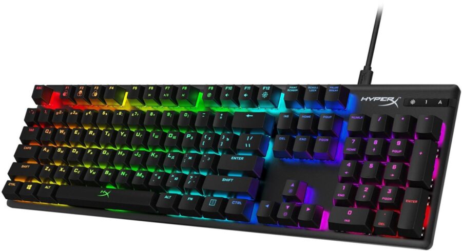 Клавиатура HyperX Alloy Origins механическая черный USB for gamer LED (4P4F6AA#ABA) — изображение 3