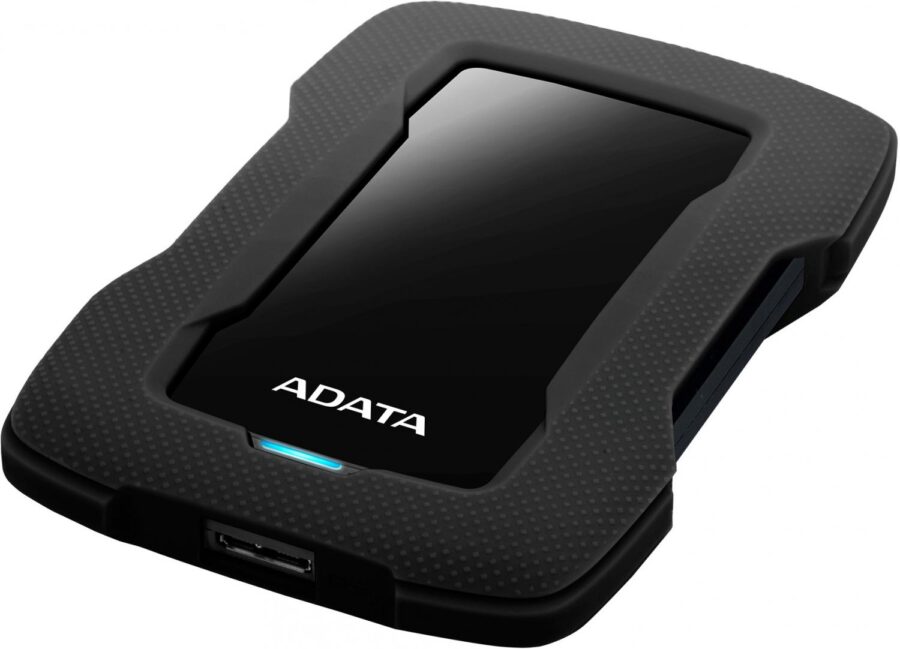 Внешний жесткий диск/ Portable HDD 4TB ADATA HD330 (Black), Silicone, USB 3.2 Gen1, 133x89x23mm, 316g /3 года/ — изображение 3