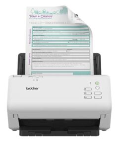 Купить Сканер Brother Документ-сканер ADS-4300N, A4, 40 стр/мин, цветной, 1200 dpi, Duplex, ADF80, USB 3.0, LAN, Scan to Net, Ex.ADS-2400N - 4D-14047448 из реестра по лучшей цене