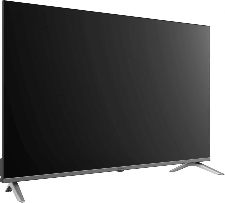 Телевизор LED Digma 32" DM-LED32SBB39 Android TV Frameless Metal темно-серебристый/серебристый HD 60Hz DVB-T DVB-T2 DVB-C DVB-S DVB-S2 USB WiFi Smart TV — изображение 2