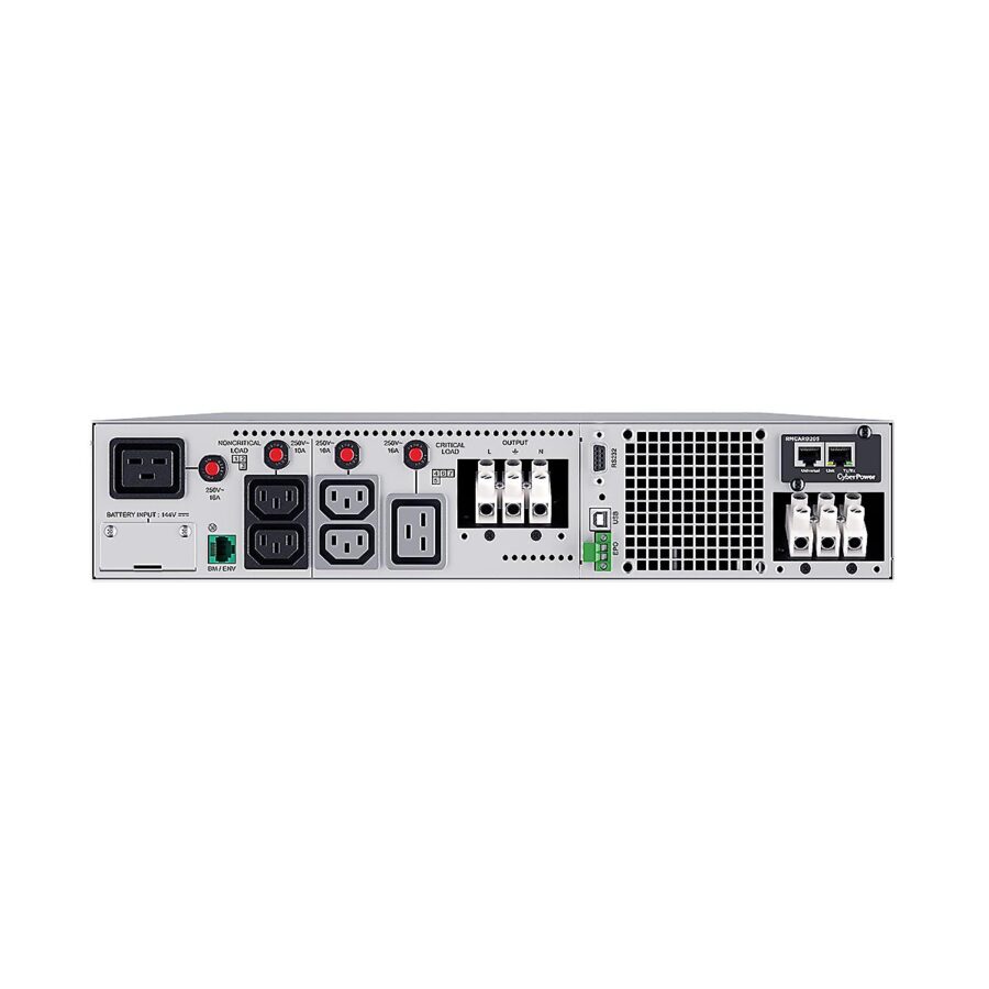 Источник бесперебойного питания/ UPS CyberPower OL5KERTHD NEW Online 5000VA/5000W USB/RS-232+ Сухой контакт/EPO/SNMPslot (IEC C19 x 2, IEC C13 x 4, 1 клеммная колодка) — изображение 4