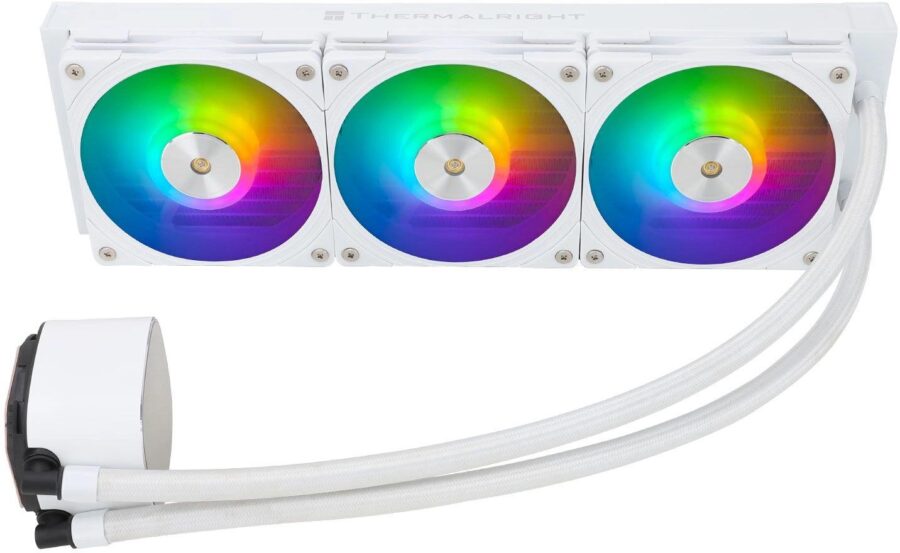 Система водяного охлаждения Thermalright Frozen Horizon 360 ARGB Soc-AM5/AM4/1151/1200/2066/1700 белый 4-pin 28.1dB Al Ret (F-HORIZON-360-WH) — изображение 3
