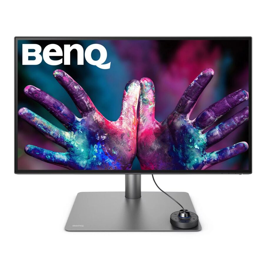 Мониторы/ Benq PD2725U 27'', 3840x2160, IPS, 60Hz, 1200:1, 400cd, 5ms, 2*HDMI, DP; 4*USB 3.0; Thunderbolt 3, Speakers, Height adj 150, Pivot, 100% sRGB, Flicker-free;Low Blue Light, Calibration Report, 3Y, Grey — изображение 2