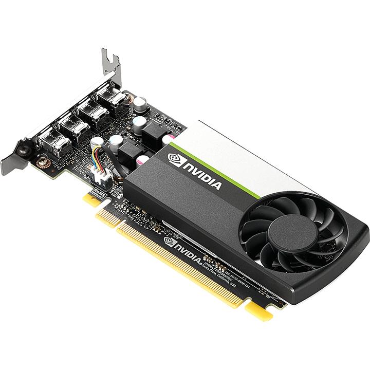 Видеокарта/ VGA NVIDIA QUADRO T1000 4GB, GDDR6/128-bit, PCIe 3.0, 4xmDP, 1-slot, BOX/RTL/PB — изображение 3