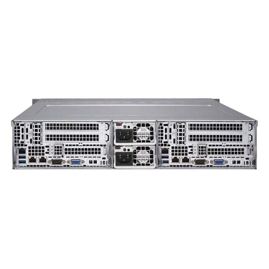 Платформа системного блока SuperMicro SYS-6029TR-DTR 2*node 2*LGA3647, C621, 8*DDR4(2933, 6*3.5" HS SATA3, 2*PCIE, 2*Glan, IPMI lan, 2*USB 3.0, VGA, COM 2*1200W — изображение 2