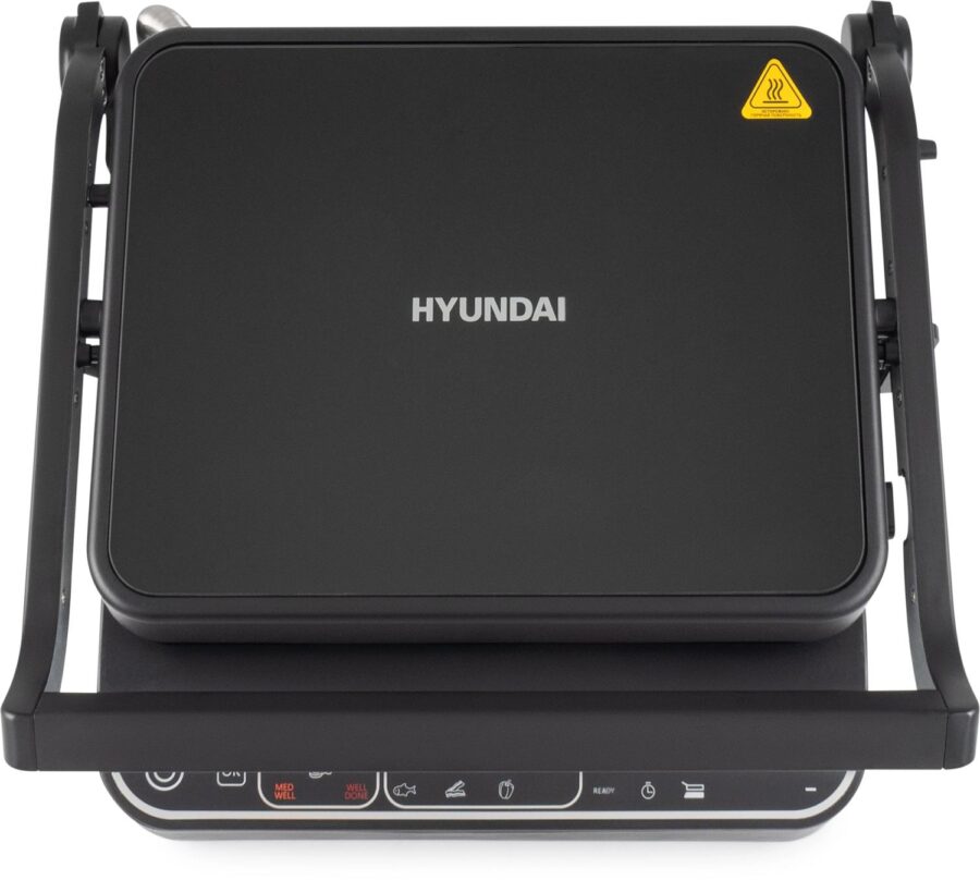 Электрогриль Hyundai HYG-7000 2000Вт серебристый/черный — изображение 4
