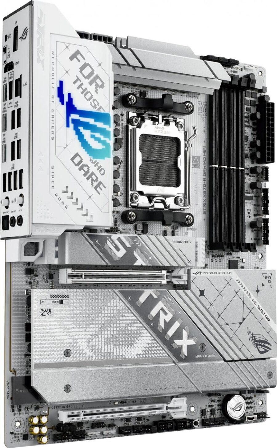 Материнская плата Asus ROG STRIX X870-A GAMING WIFI SocketAM5 AMD X870 4xDDR5 ATX AC`97 8ch(7.1) 2.5Gg RAID+HDMI+DP — изображение 3