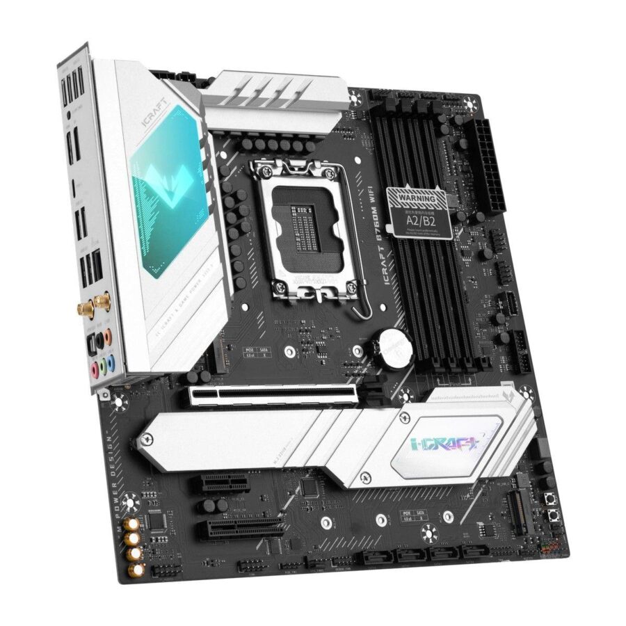Материнская плата Maxsun MS-iCraft B760M WIFI B760, LGA1700, 4*DDR5, 1*PCIEx16, 1*PCIEx4, 1*PCIEx1, 3*M.2, 2*TypeC, 6*USB3.2Gen1, 8*USB2.0, 4*SATA3.0, 2.5G, DP, HDMI, M-ATX, RTL — изображение 4