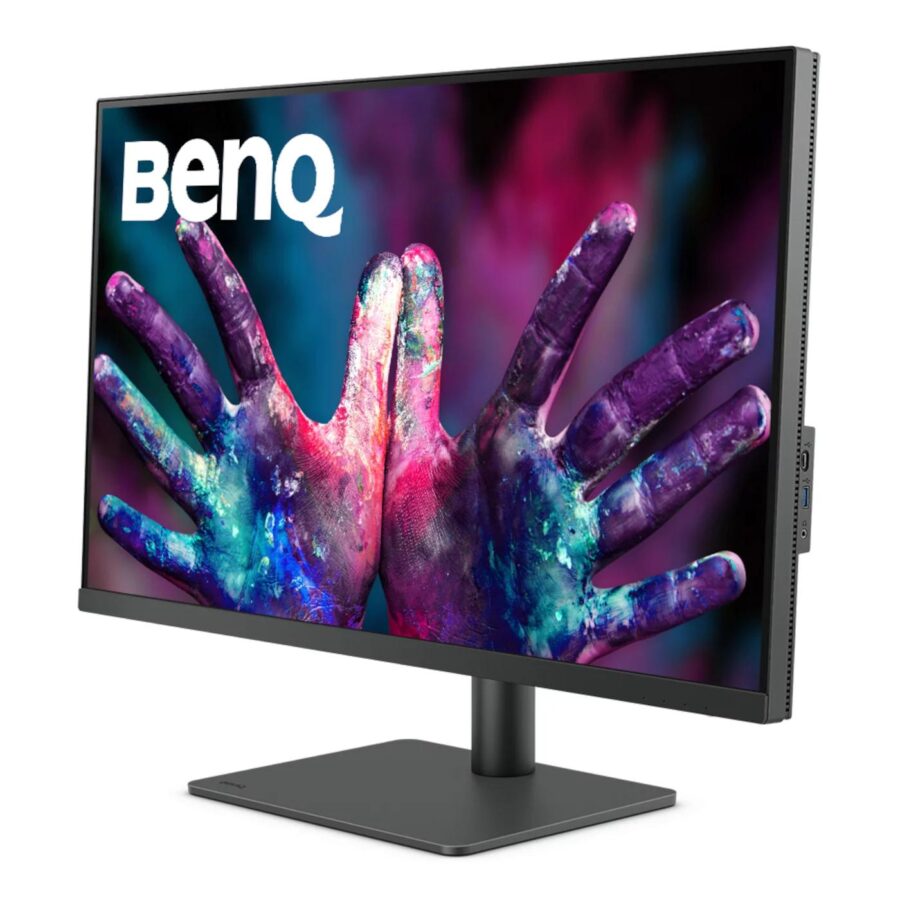 Мониторы/ Benq PD3205U 31,5'', 3840x2160, IPS,  60Hz, 1000:1, 350cd, 5ms, HDMI, DP; 3*USB 3.2; USB C*90W, Speakers, Height adj 110, 99% sRGB, Flicker-free;Low Blue Light, Calibration Report, 3Y, Grey — изображение 3
