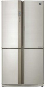 Купить Холодильник Sharp/ 172x89.2x77.1 см, объем камер 345+211, No Frost, морозильная камера снизу, бежевый - 4D-12883136 из реестра по лучшей цене