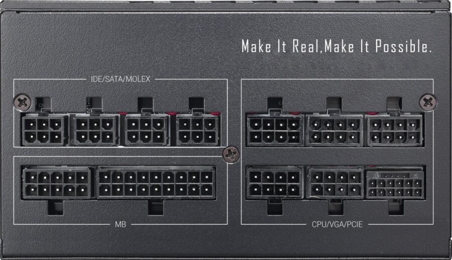 Блок питания Formula ATX 1200W VL-1200G5 MOD Gen.5 80+ gold (20+4pin) APFC 140mm fan lt.blue LED 7xSATA Cab Manag RTL